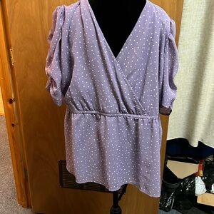 Maurice’s (3X) plus Babydoll Sheer Top